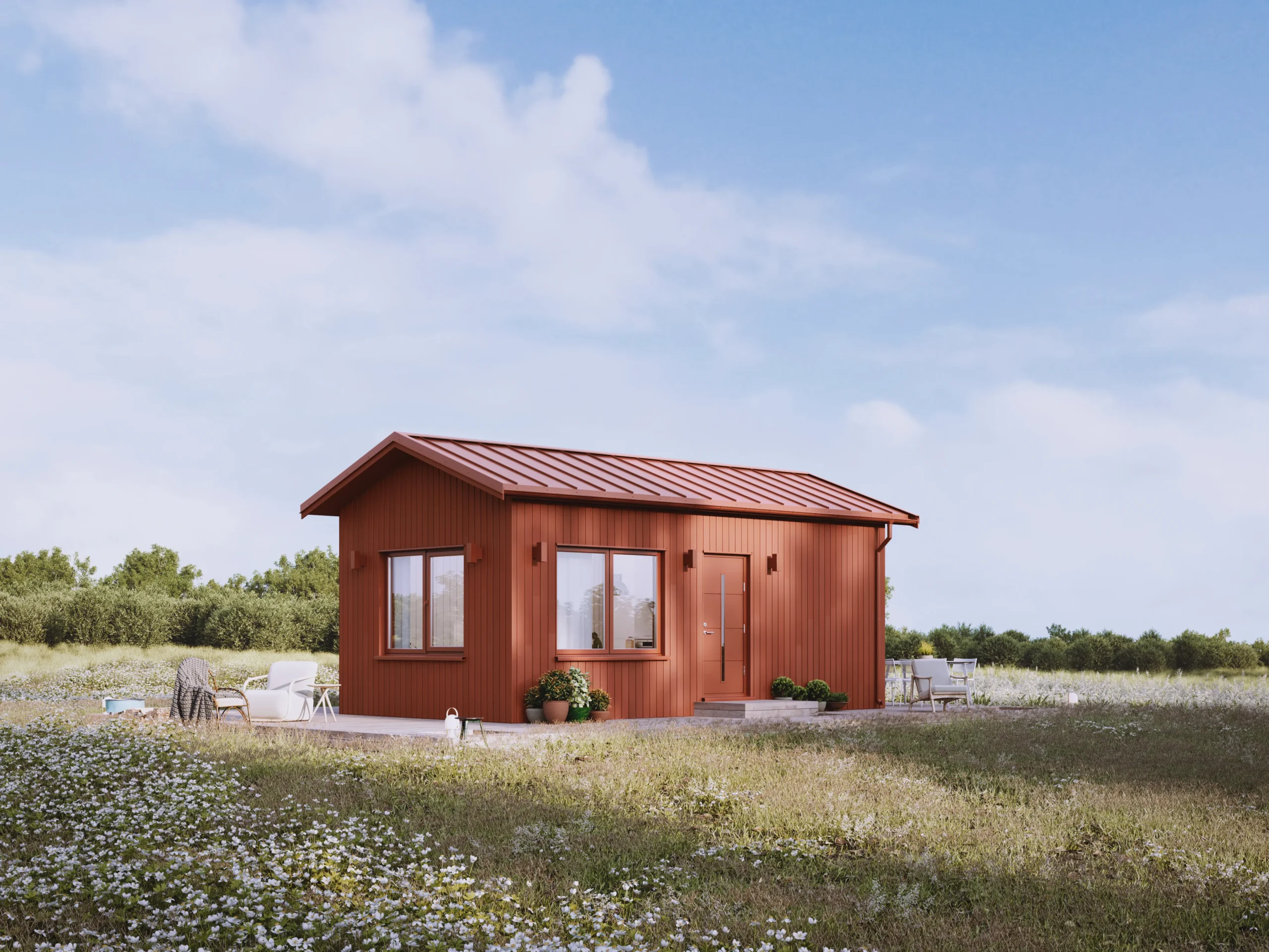 Attefallshus 30 kvm nyckelfärdigt