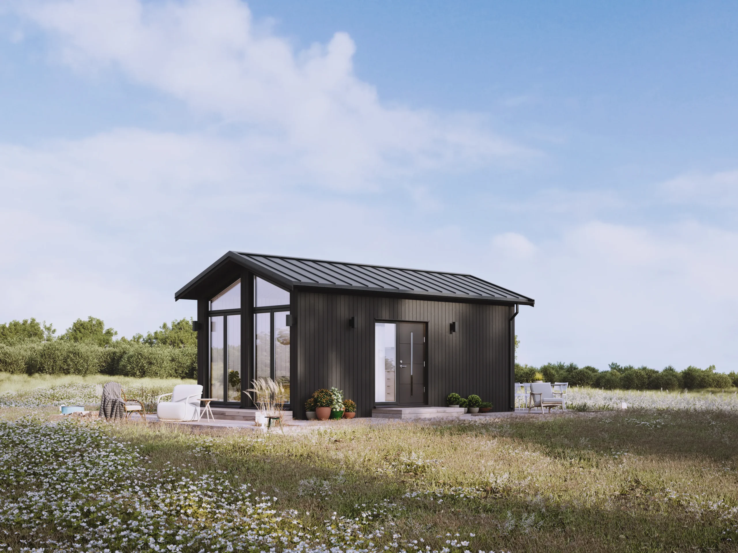 Attefallshus 25–50 kvm